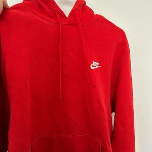 Red hoodie Nike